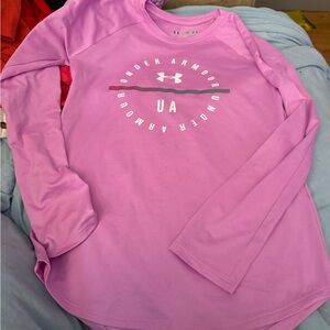 Under Armour Lavender Long Sleeve Top